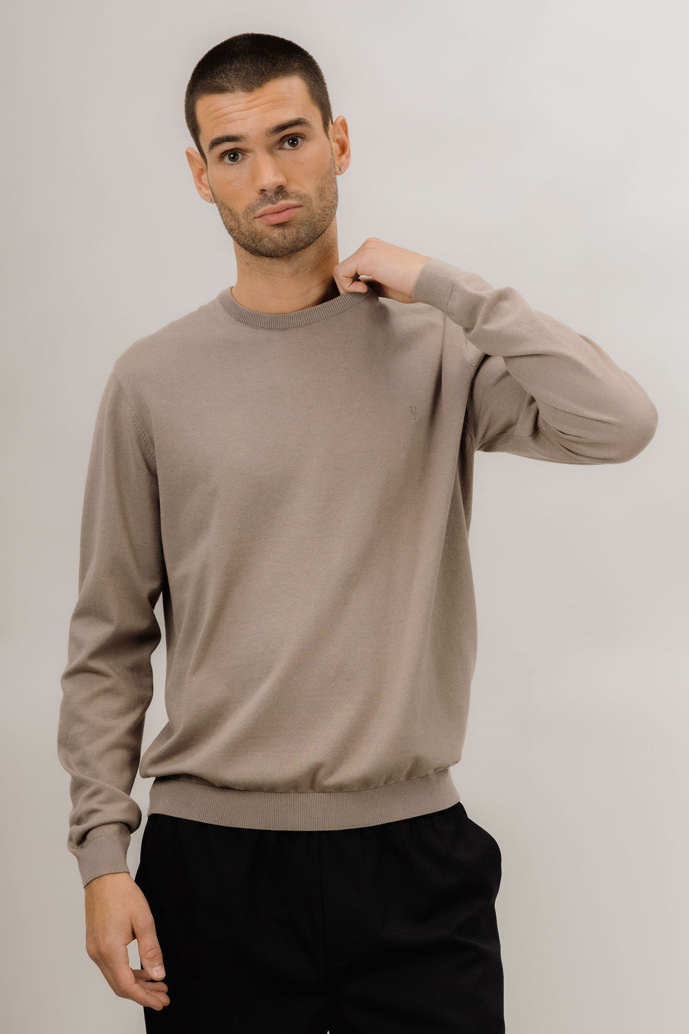 Urban Pioneers Male Jake Sweater SWEATER DARK SAND