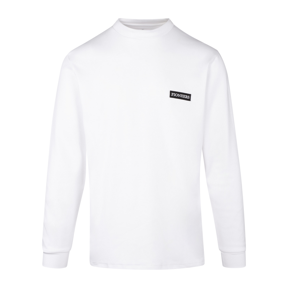 Urban Pioneers Male Jamal LS Tee T-SHIRT WHITE