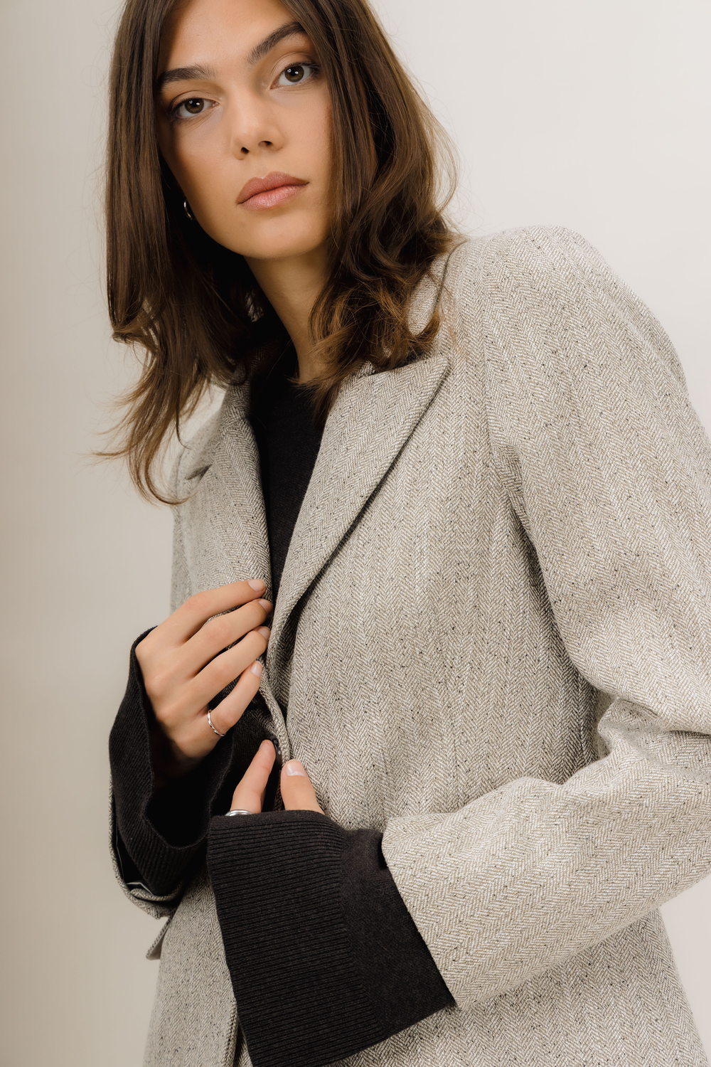 Urban Pioneers Female Jasmine Blazer BLAZER GREY SAND