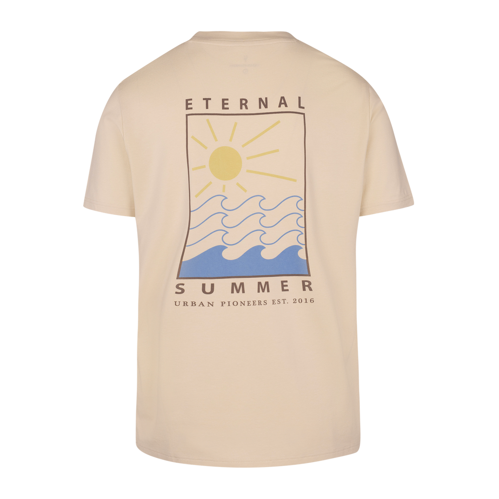 Urban Pioneers Male Javier tee T-SHIRT BIRCH