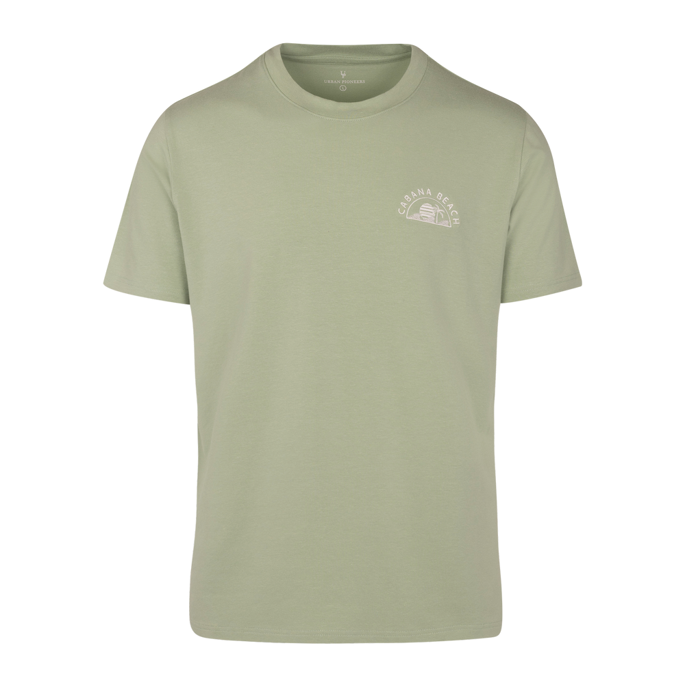 Urban Pioneers Male Javier tee T-SHIRT FROSTY GREEN
