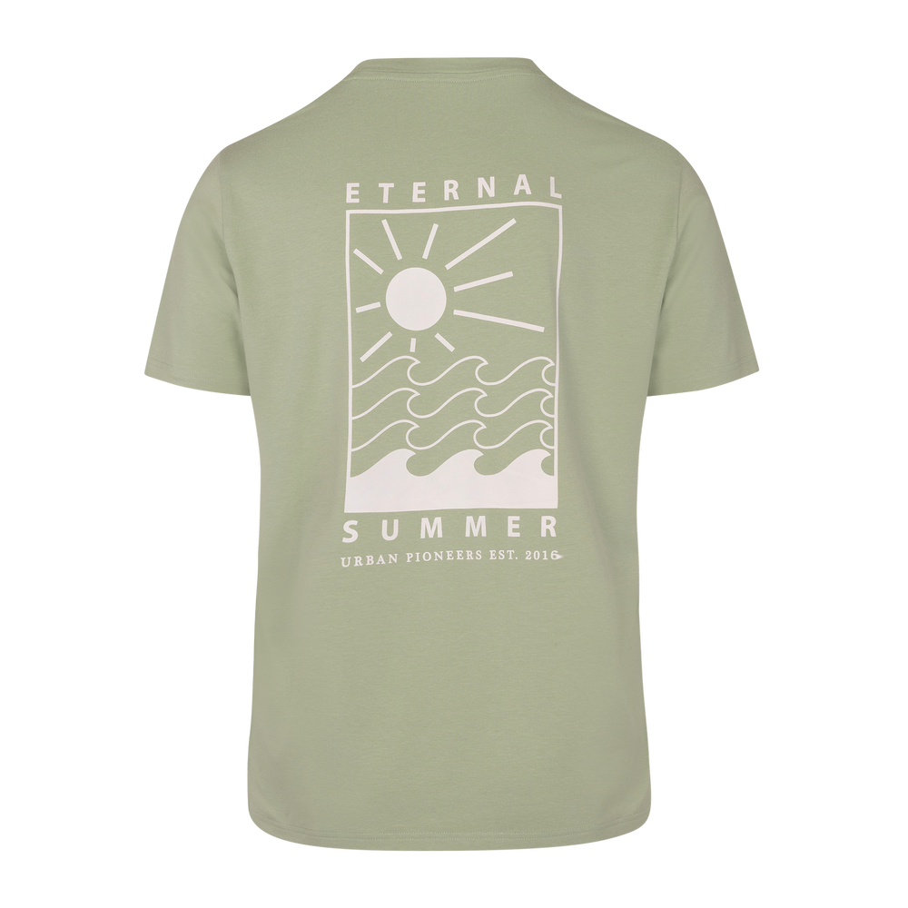 Urban Pioneers Male Javier tee T-SHIRT FROSTY GREEN
