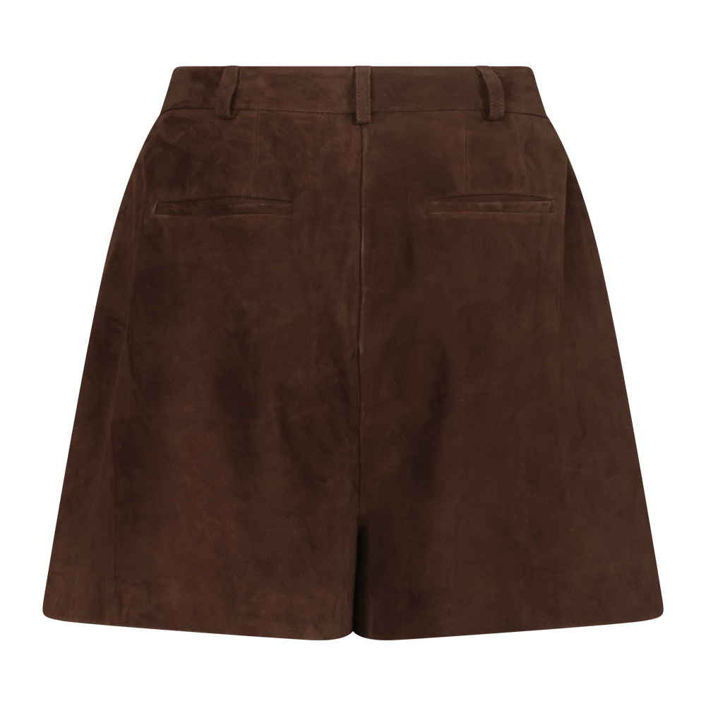 Urban Pioneers Female Jayla Suede SHORTS CHOCOLATE BROWN