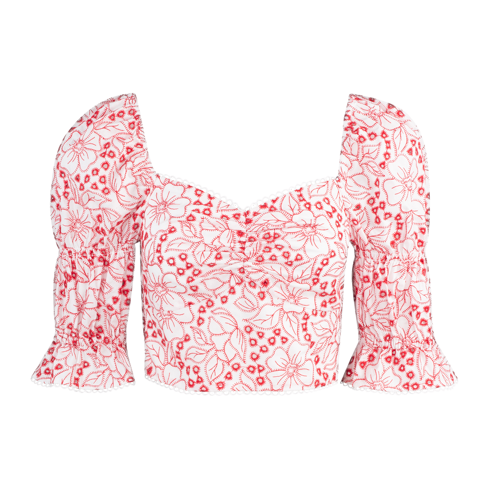 Urban Pioneers Female Jlo Top TOP RED