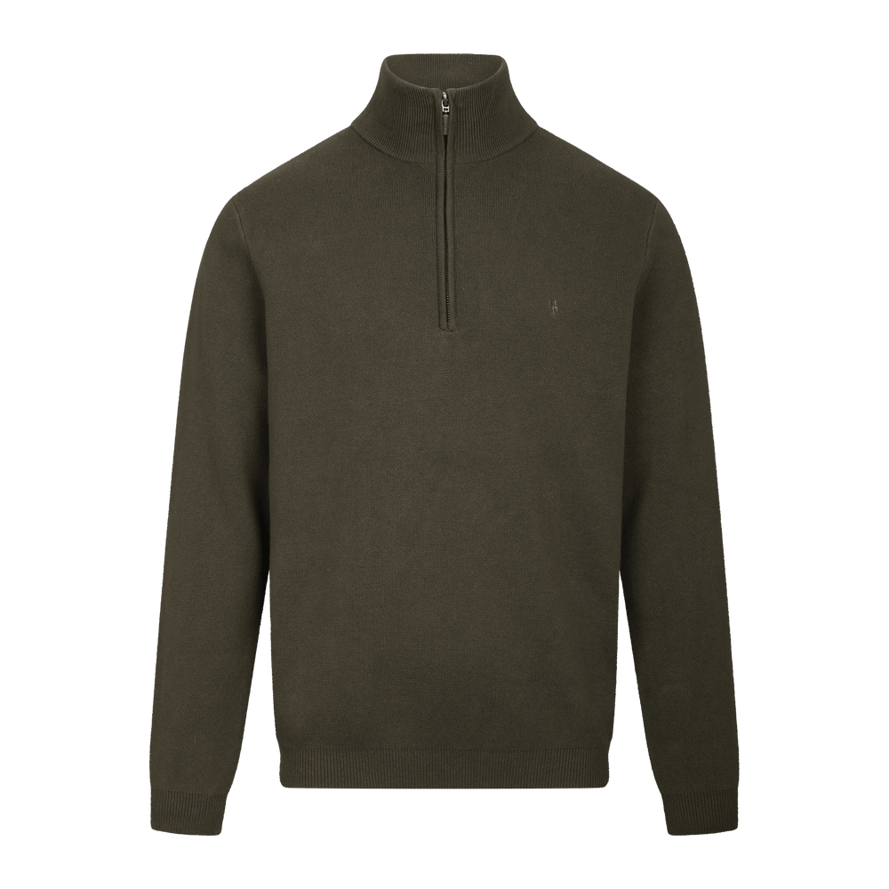 Urban Pioneers Male Jorge Half-zip SWEATER DARK OLIVE