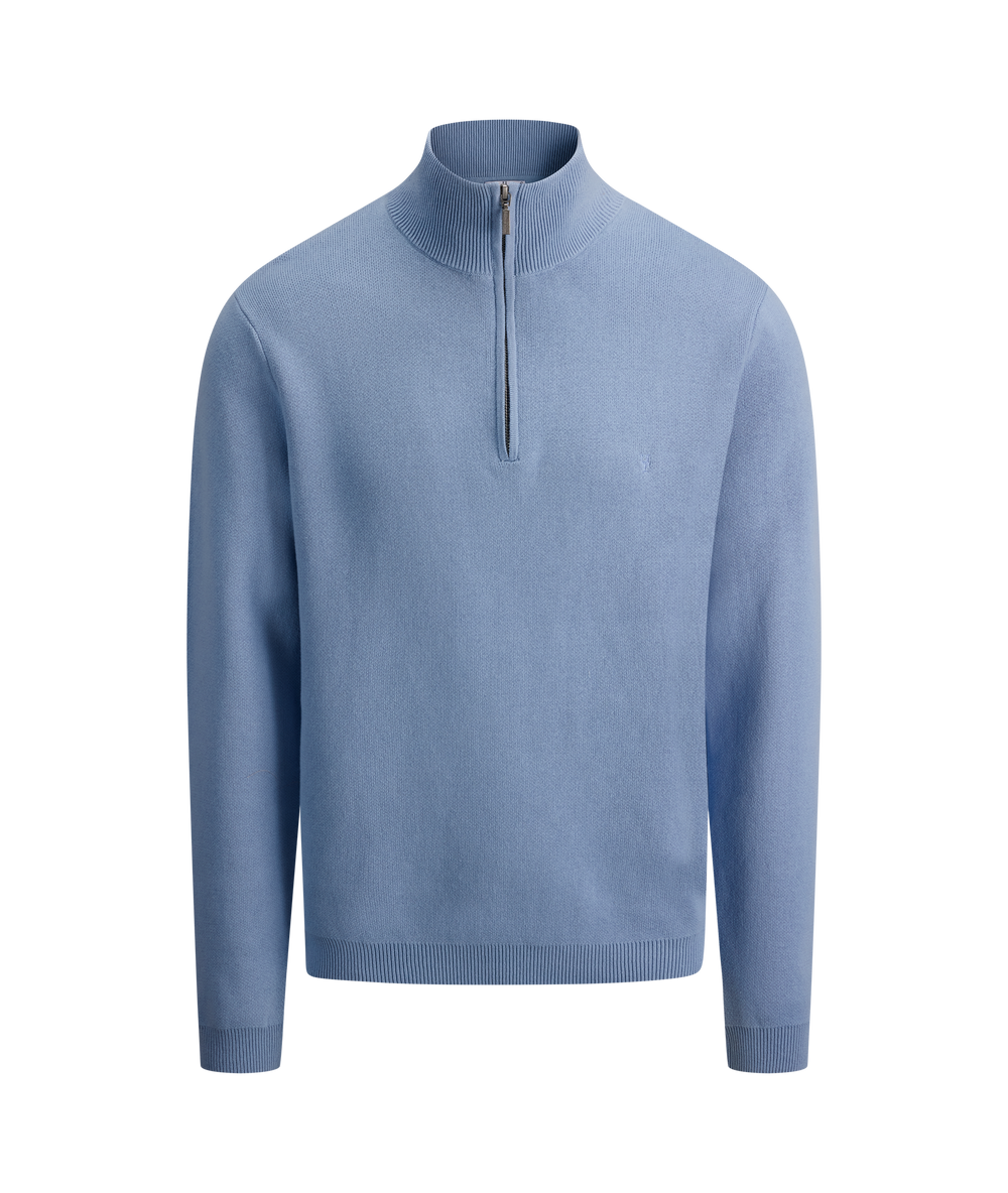 Urban Pioneers Male Jorge Half-zip SWEATER LIGHT BLUE