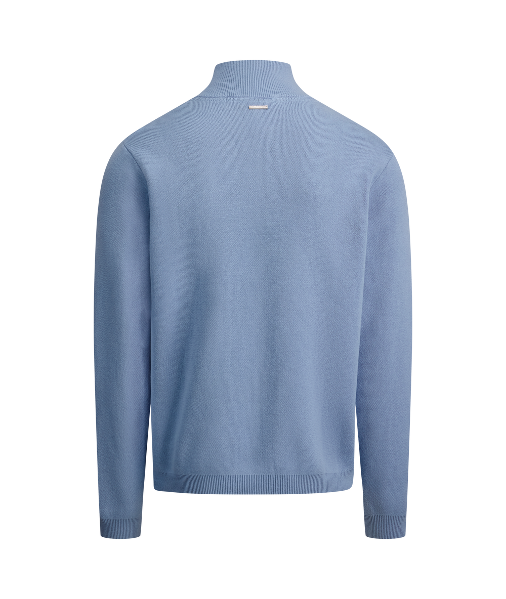Urban Pioneers Male Jorge Half-zip SWEATER LIGHT BLUE