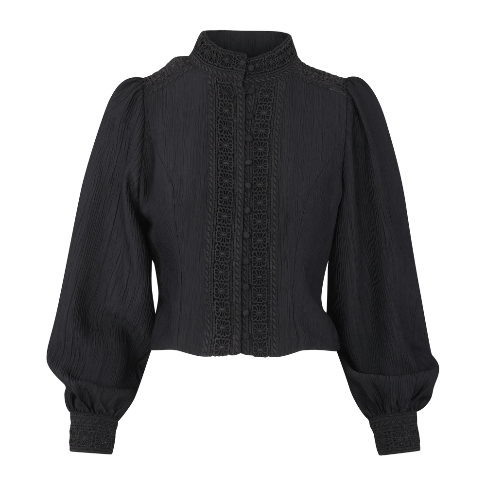 Urban Pioneers Female Josefine LS Blouse BLOUSE BLACK