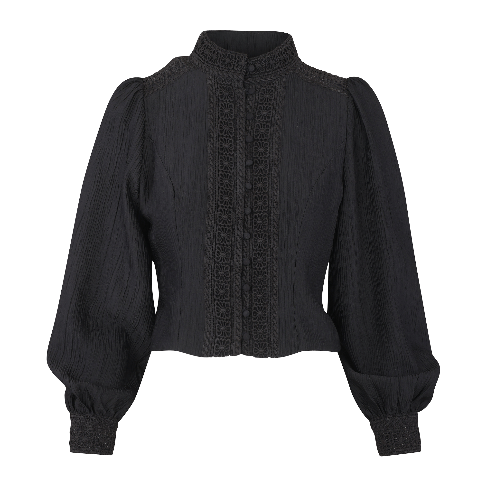 Urban Pioneers Female Josefine LS Blouse BLOUSE BLACK