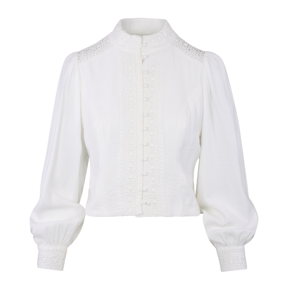 Urban Pioneers Female Josefine LS Blouse BLOUSE WHITE