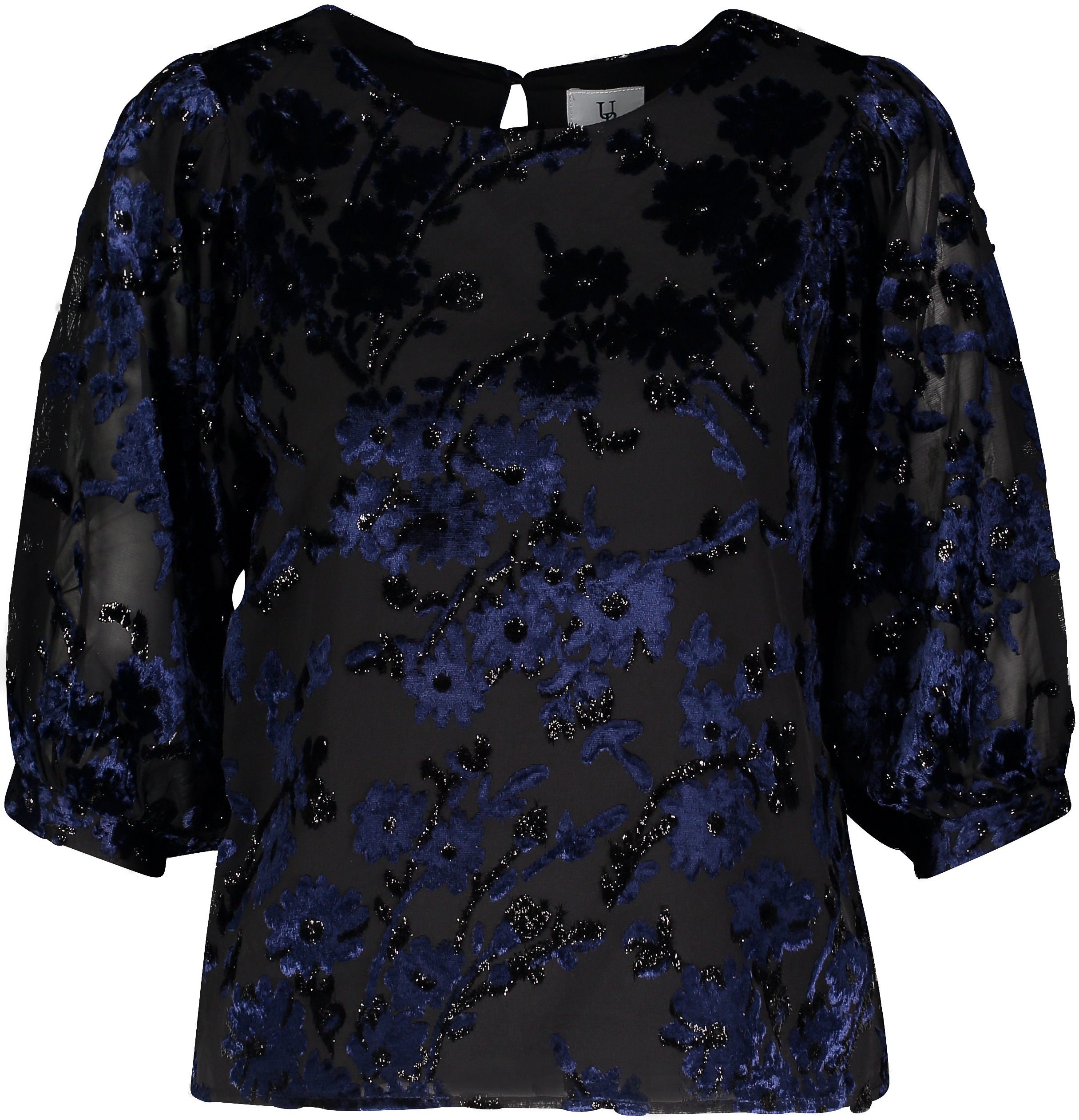 Urban Pioneers Female Jules Top TOP BLACK AOP