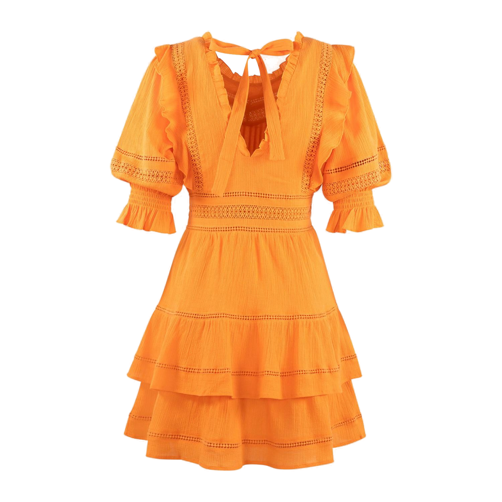 Urban Pioneers Female Katia Dress DRESS PERSIMMON ORANGE