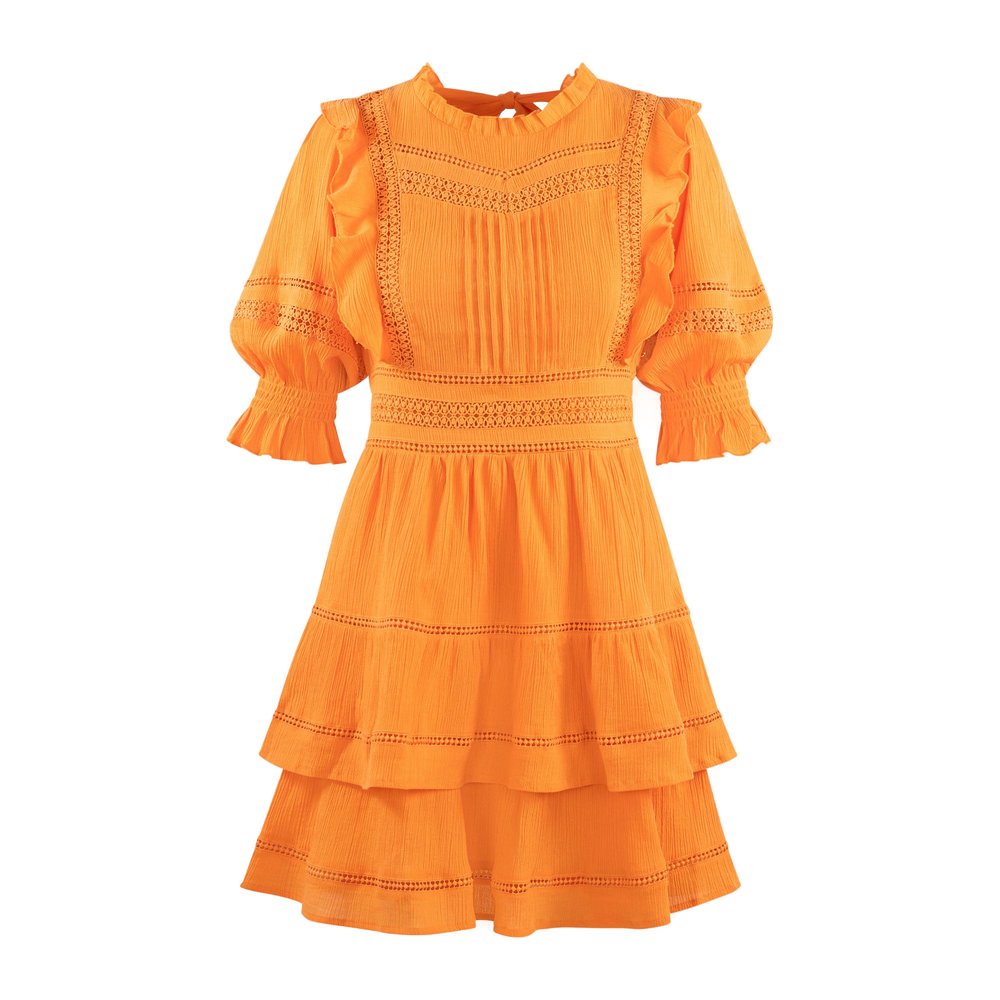 Urban Pioneers Female Katia Dress DRESS PERSIMMON ORANGE