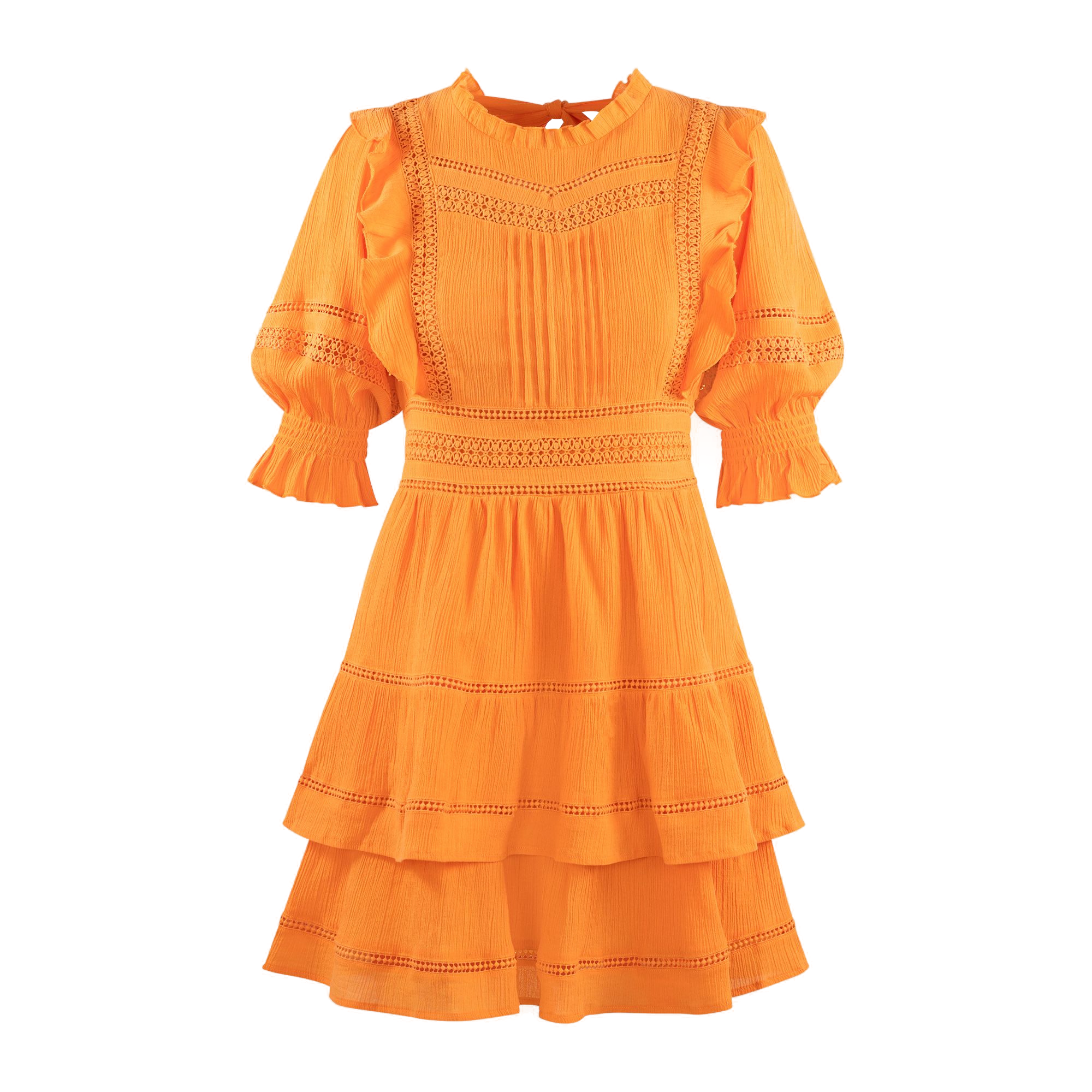 Urban Pioneers Female Katia Dress DRESS PERSIMMON ORANGE