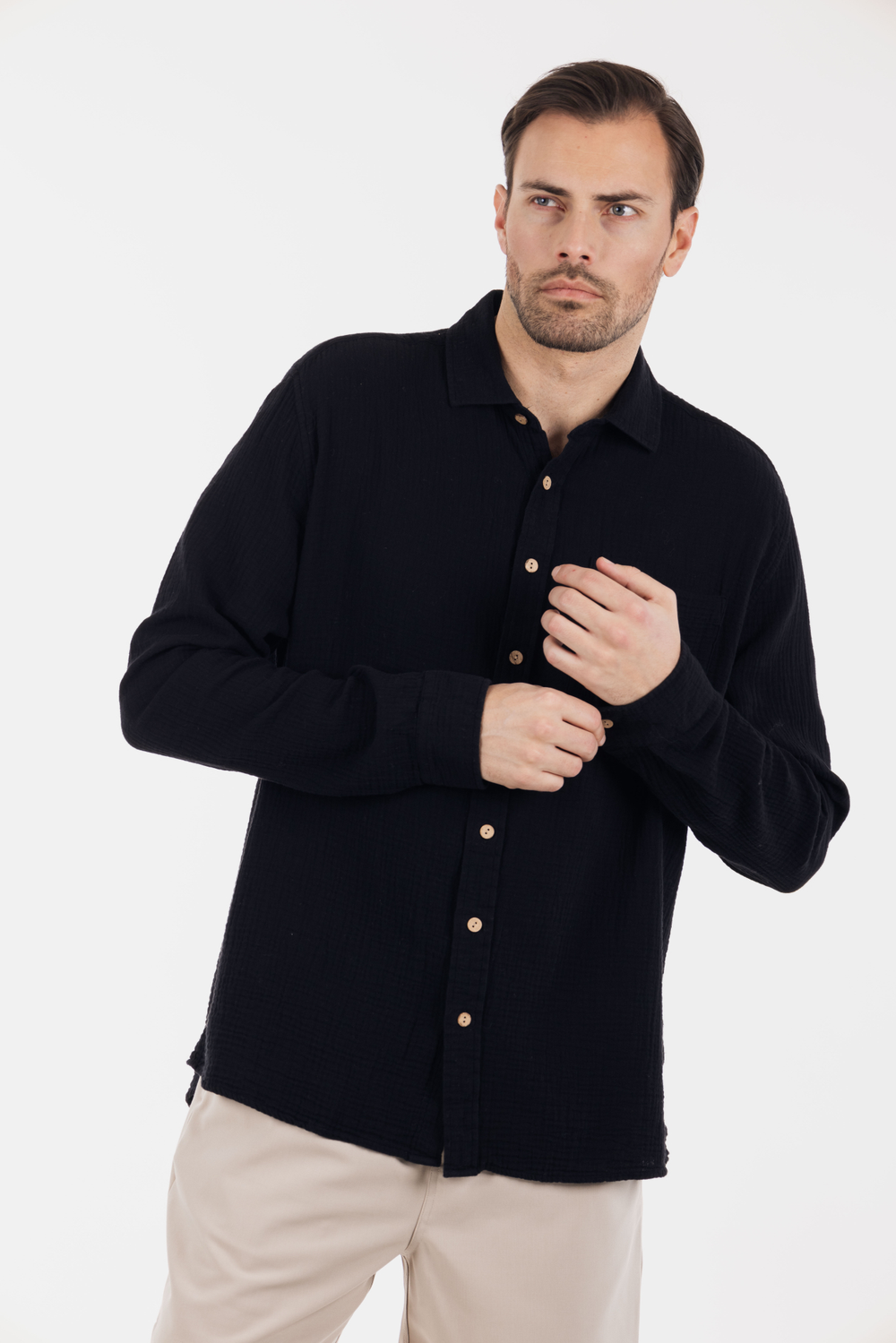 Urban Pioneers Male Keaton Shirt SHIRT BLACK