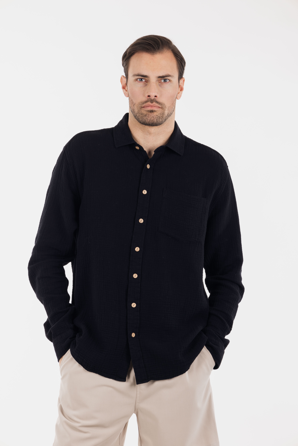 Urban Pioneers Male Keaton Shirt SHIRT BLACK