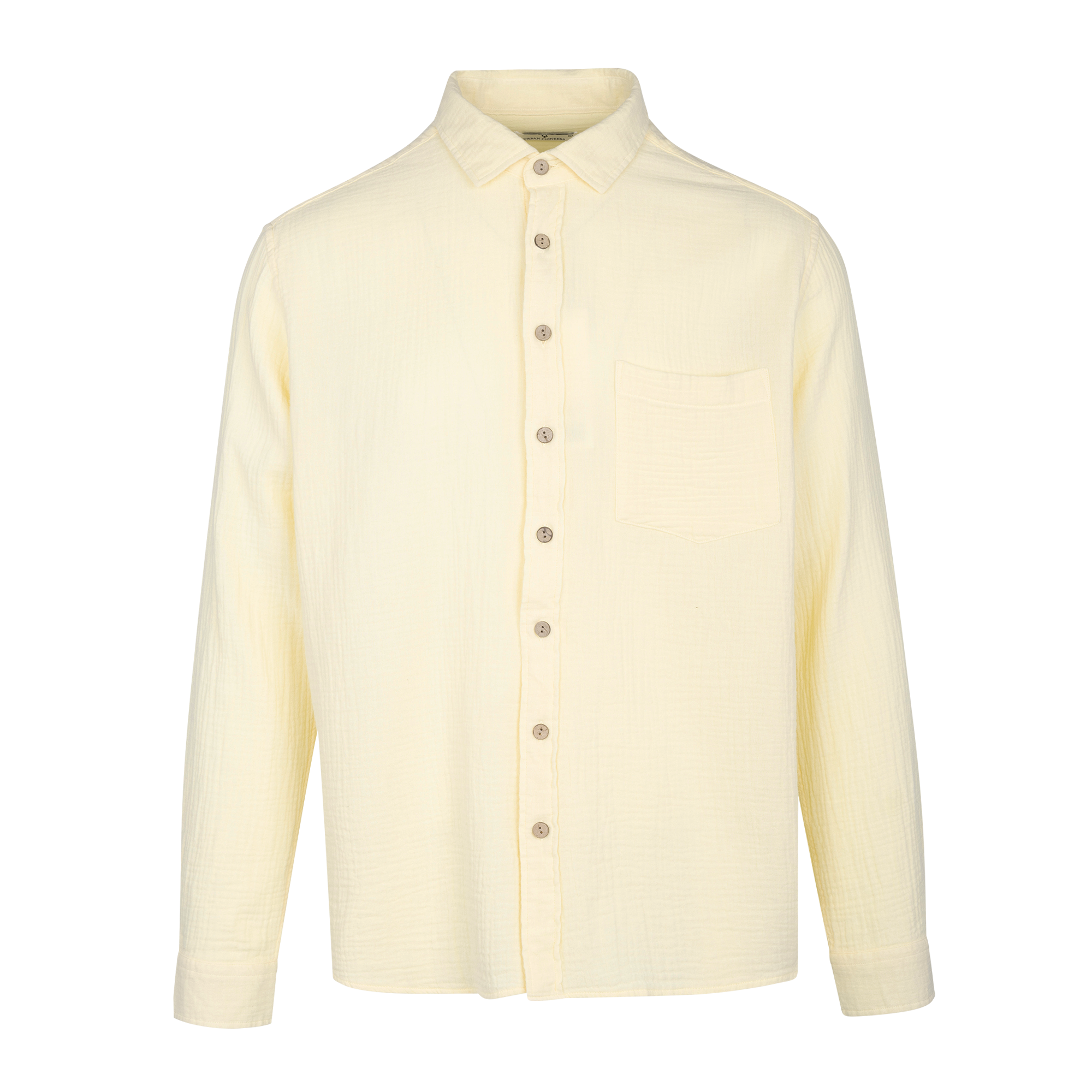 Urban Pioneers Male Keaton Shirt SHIRT LIGHT YELLOW