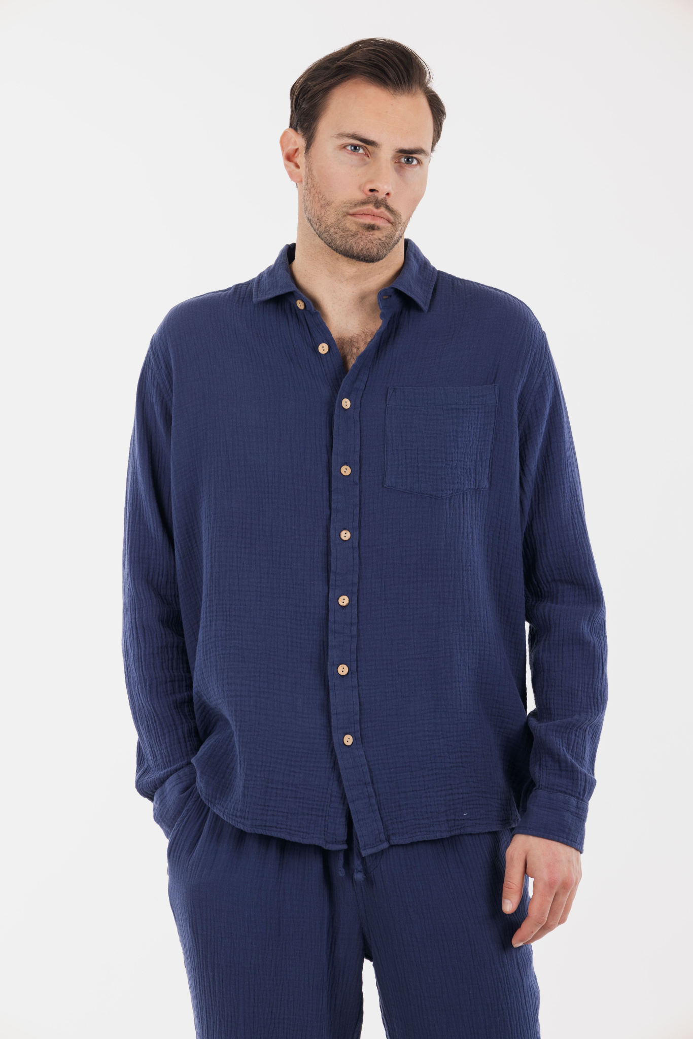 Urban Pioneers Male Keaton Shirt SHIRT PARISIAN NIGHT