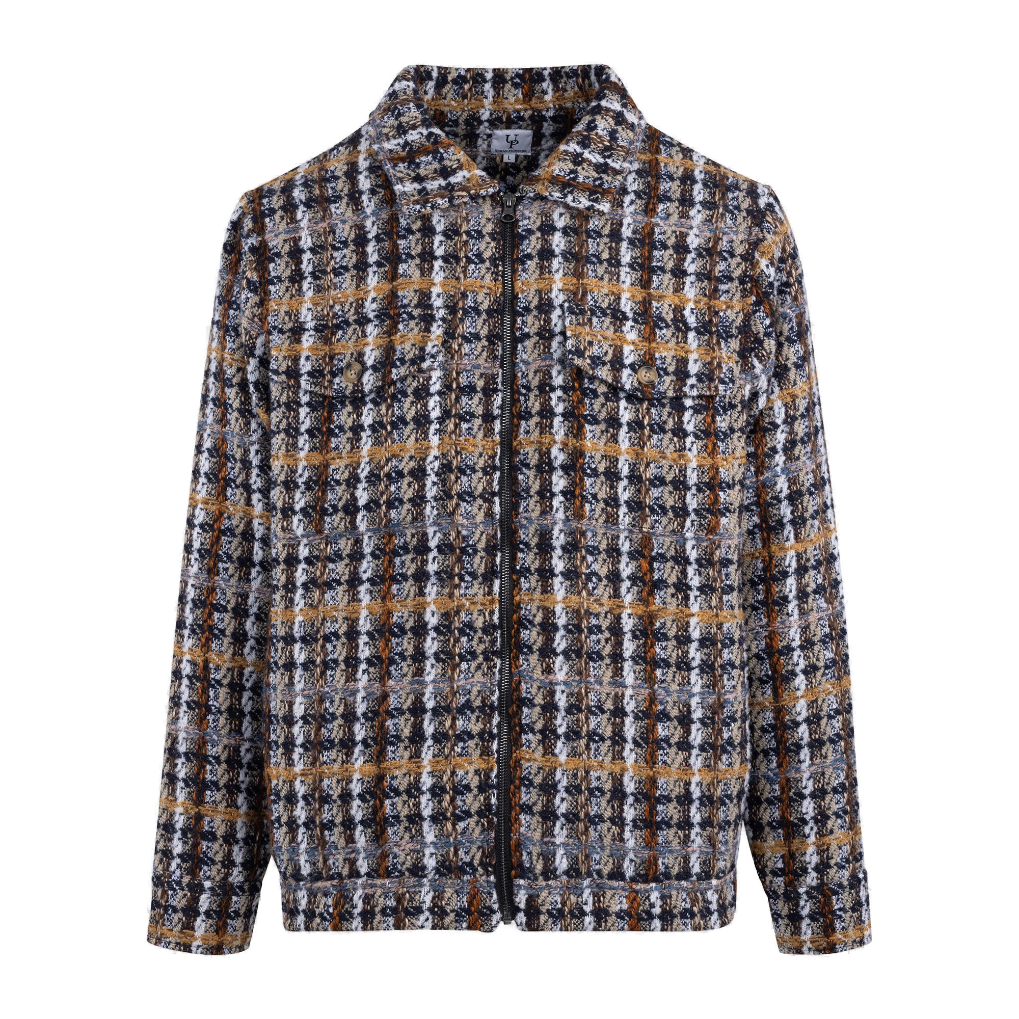 Urban Pioneers Male Kian Jacket JACKET NAVY MULTI CHECK
