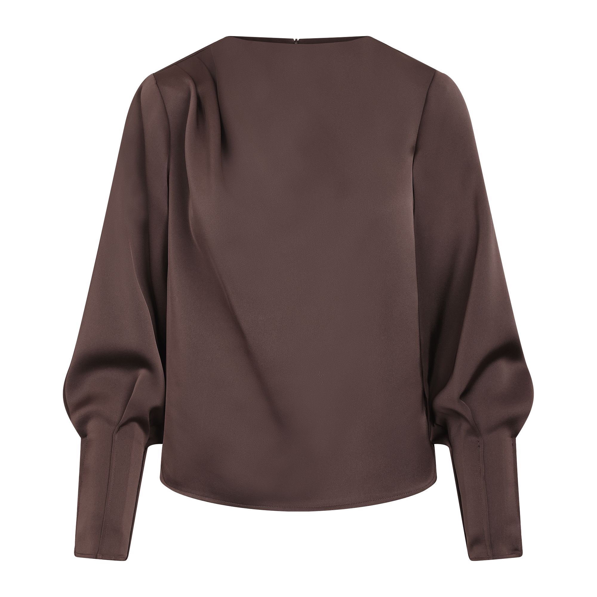 Urban Pioneers Female Kirstine Blouse BLOUSE BLACK COFFEE