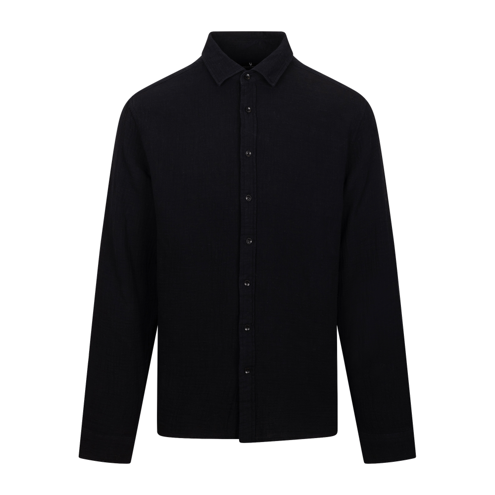 Urban Pioneers Male Kristian LS Shirt SHIRT BLACK