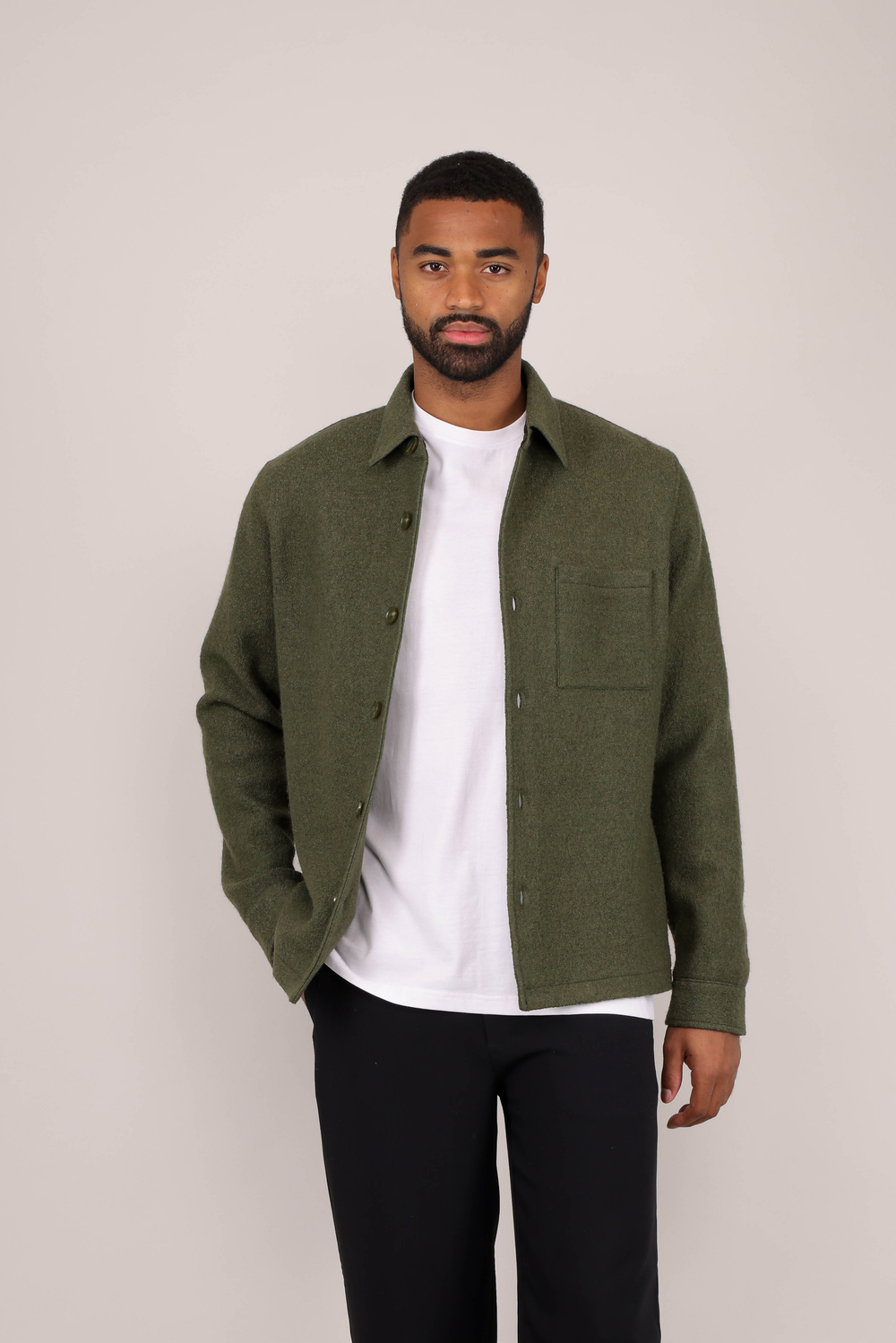 Urban Pioneers Male Lavo Overshirt SHIRT OLIVE
