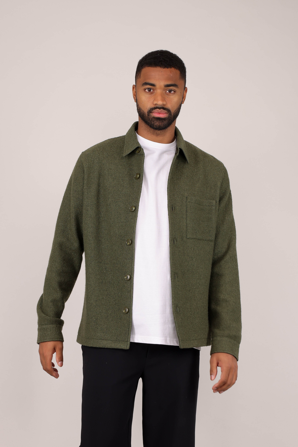 Urban Pioneers Male Lavo Overshirt SHIRT OLIVE