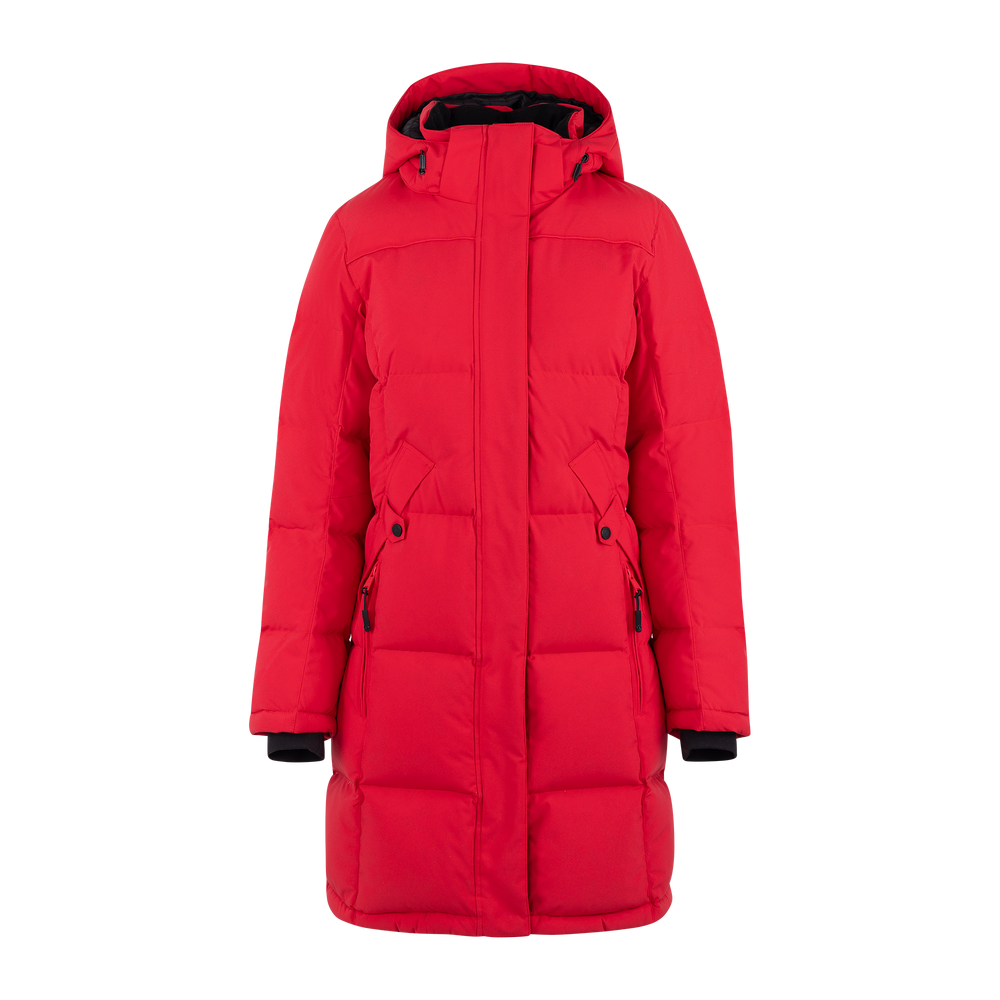 Urban Pioneers Female Laya Down PARKA LIPSTICK RED