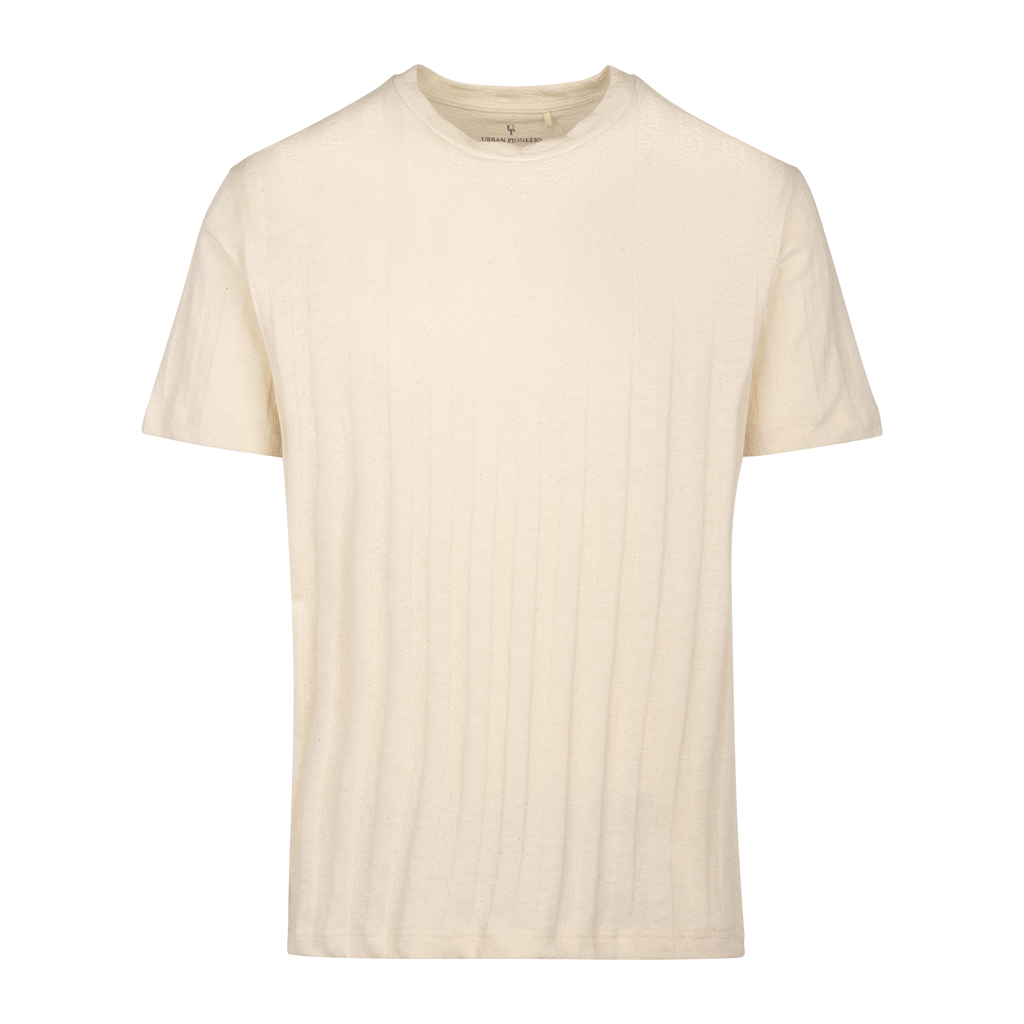 Urban Pioneers Male Leonell Tee T-SHIRT CREAM