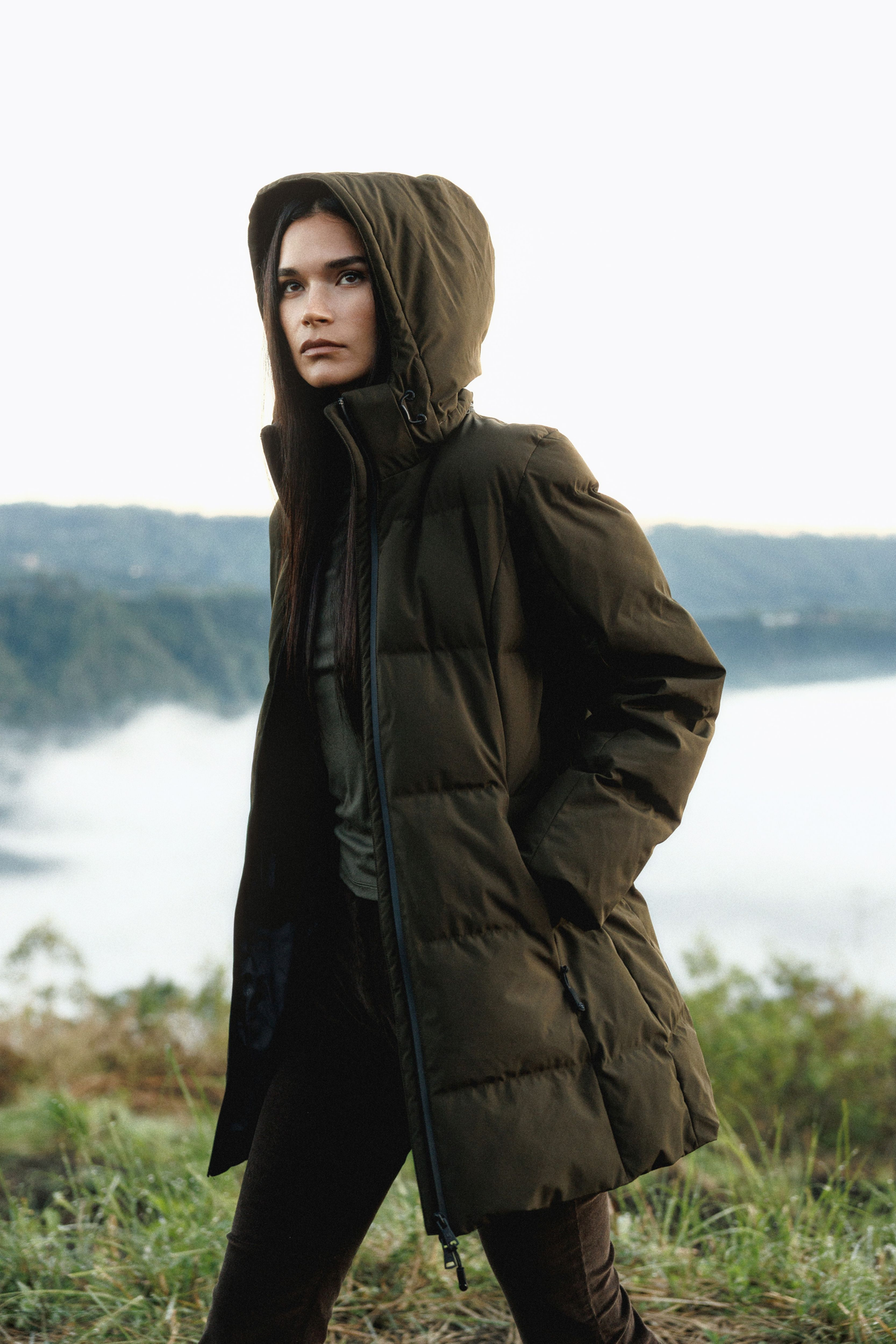 Urban Pioneers Female Levante Parka JACKET DARK OLIVE