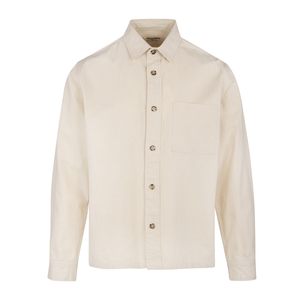 Urban Pioneers Male Lewis LS SHIRT CREAM