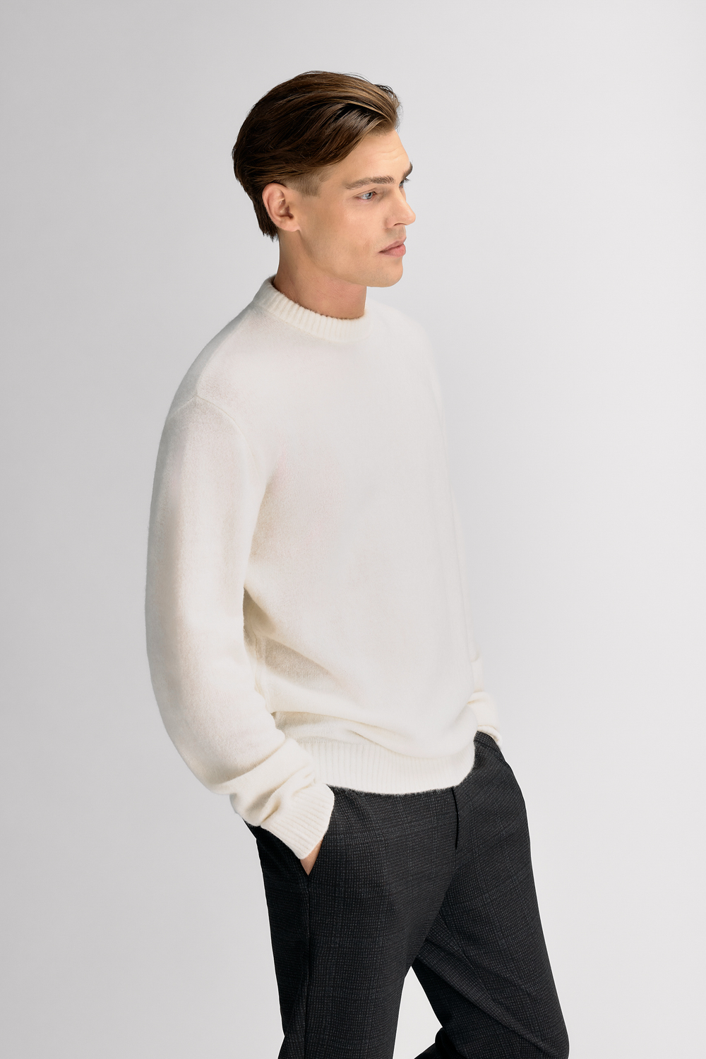 Urban Pioneers Male Liam Sweater SWEATER CREAM