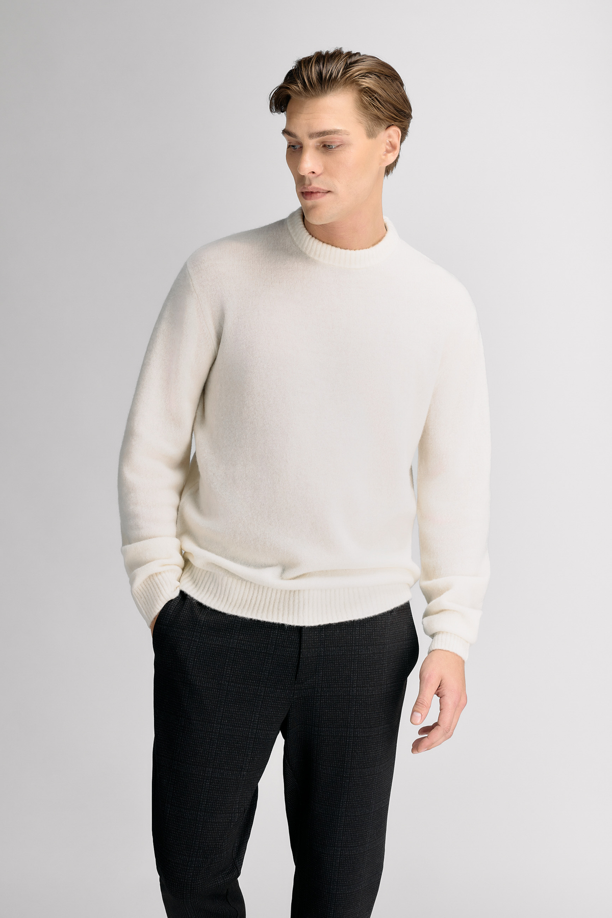 Urban Pioneers Male Liam Sweater SWEATER CREAM