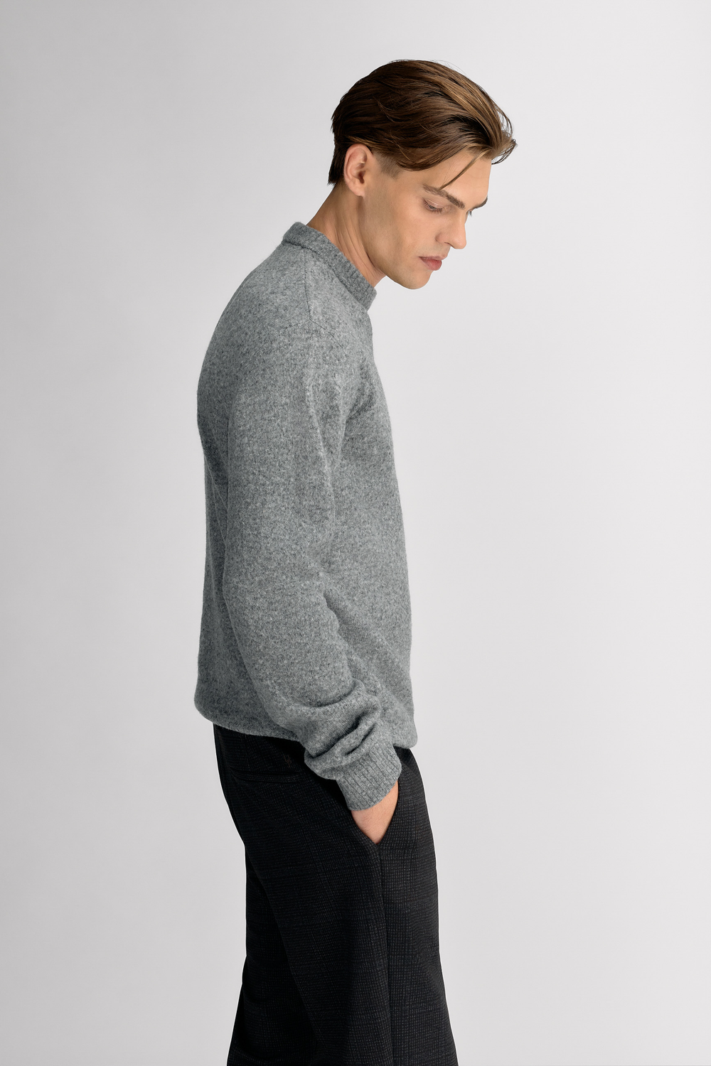 Urban Pioneers Male Liam Sweater SWEATER GREY MELANGE
