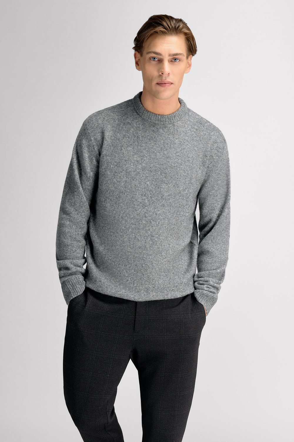 Urban Pioneers Male Liam Sweater SWEATER GREY MELANGE