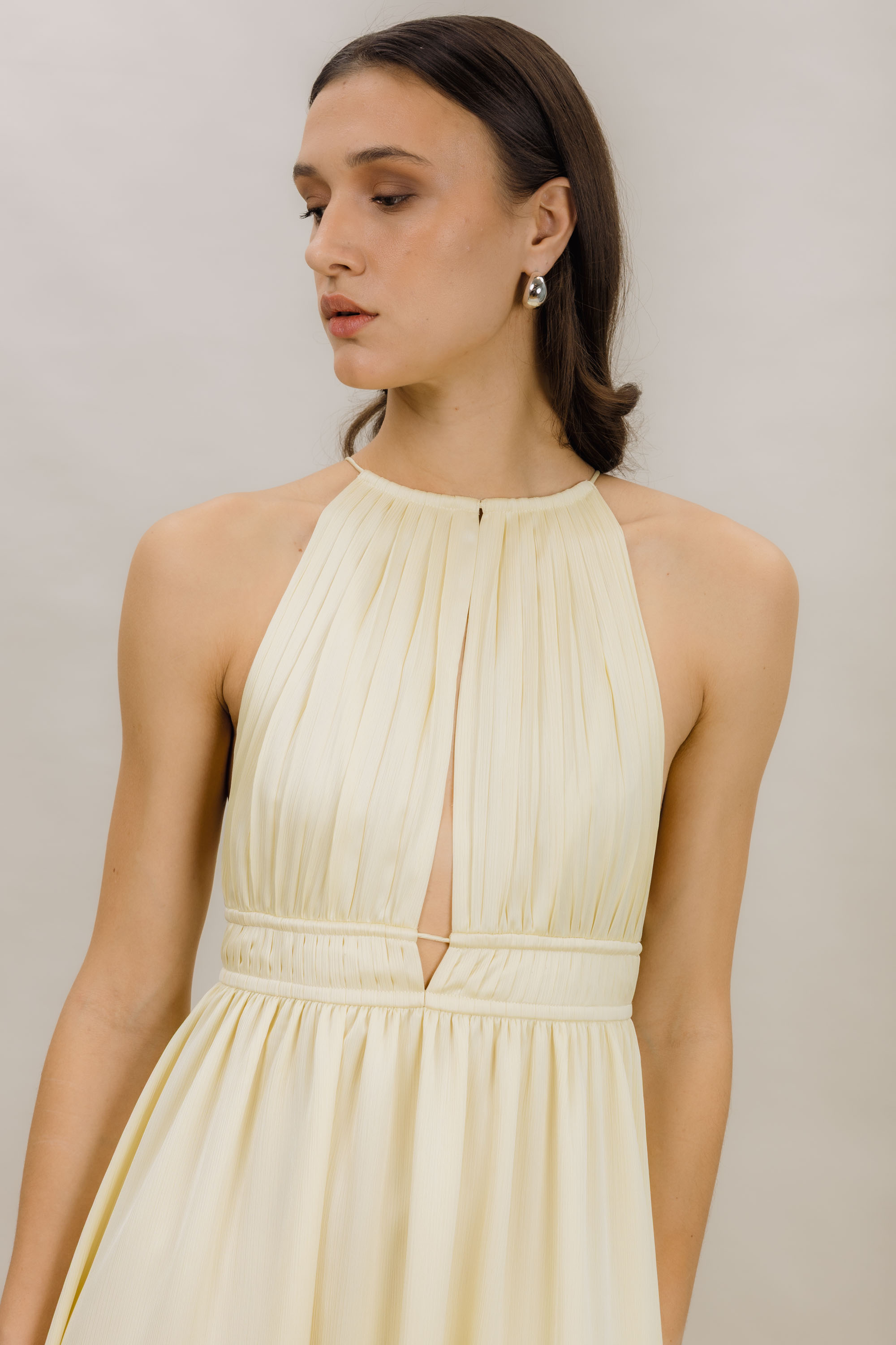 Urban Pioneers Female Lillibeth Dress DRESS PASTEL YELLOW