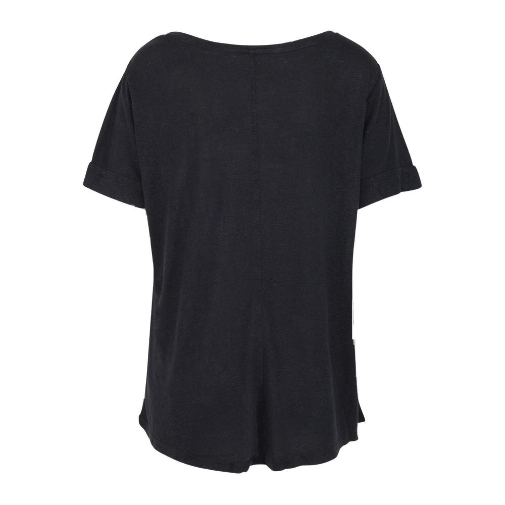 Urban Pioneers Female Lily V-neck T-SHIRT BLACK