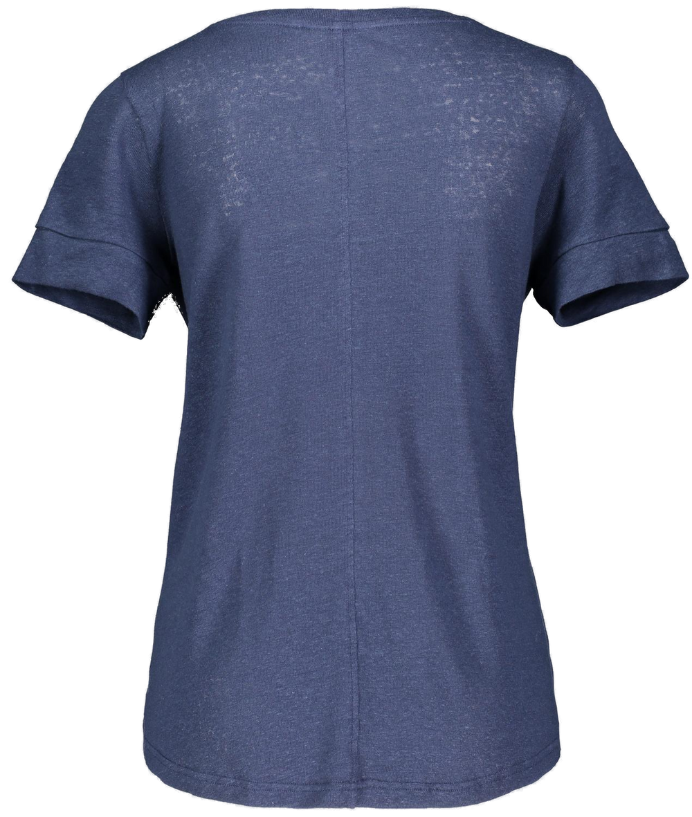 Urban Pioneers Female Lily V-neck T-SHIRT DENIM BLUE