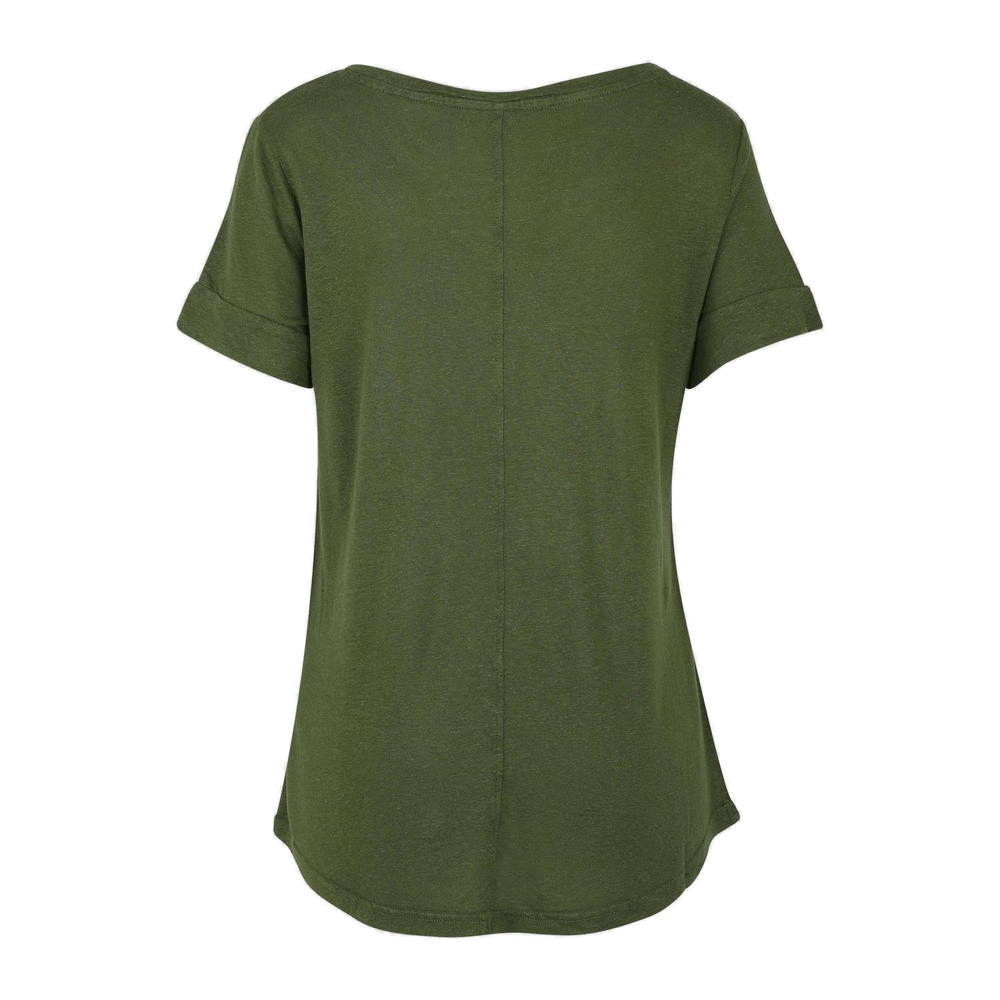 Urban Pioneers Female Lily V-neck T-SHIRT OLIVE