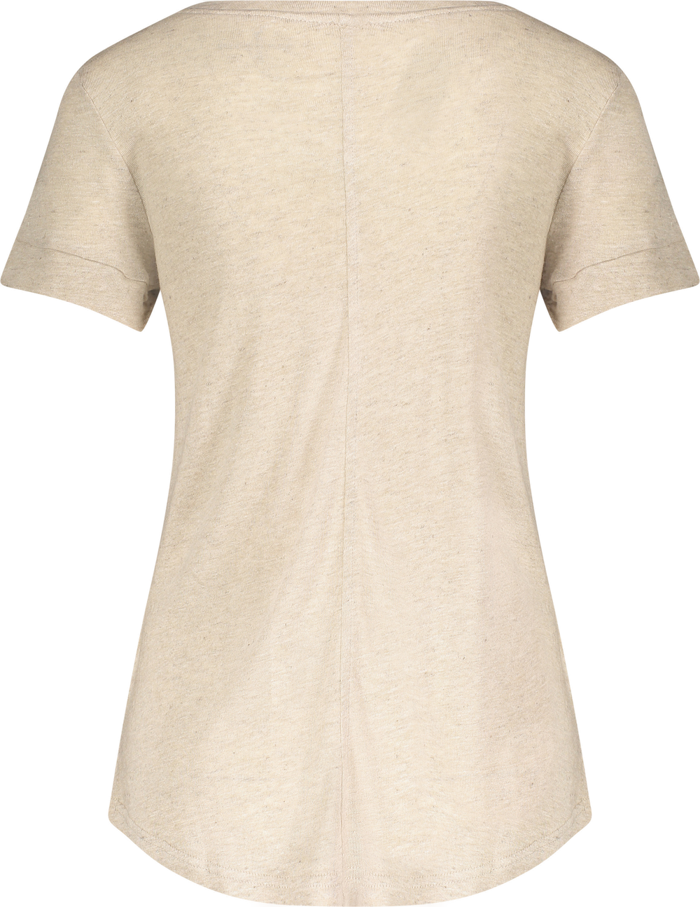 Urban Pioneers Female Lily V-neck T-SHIRT SAND MELANGE