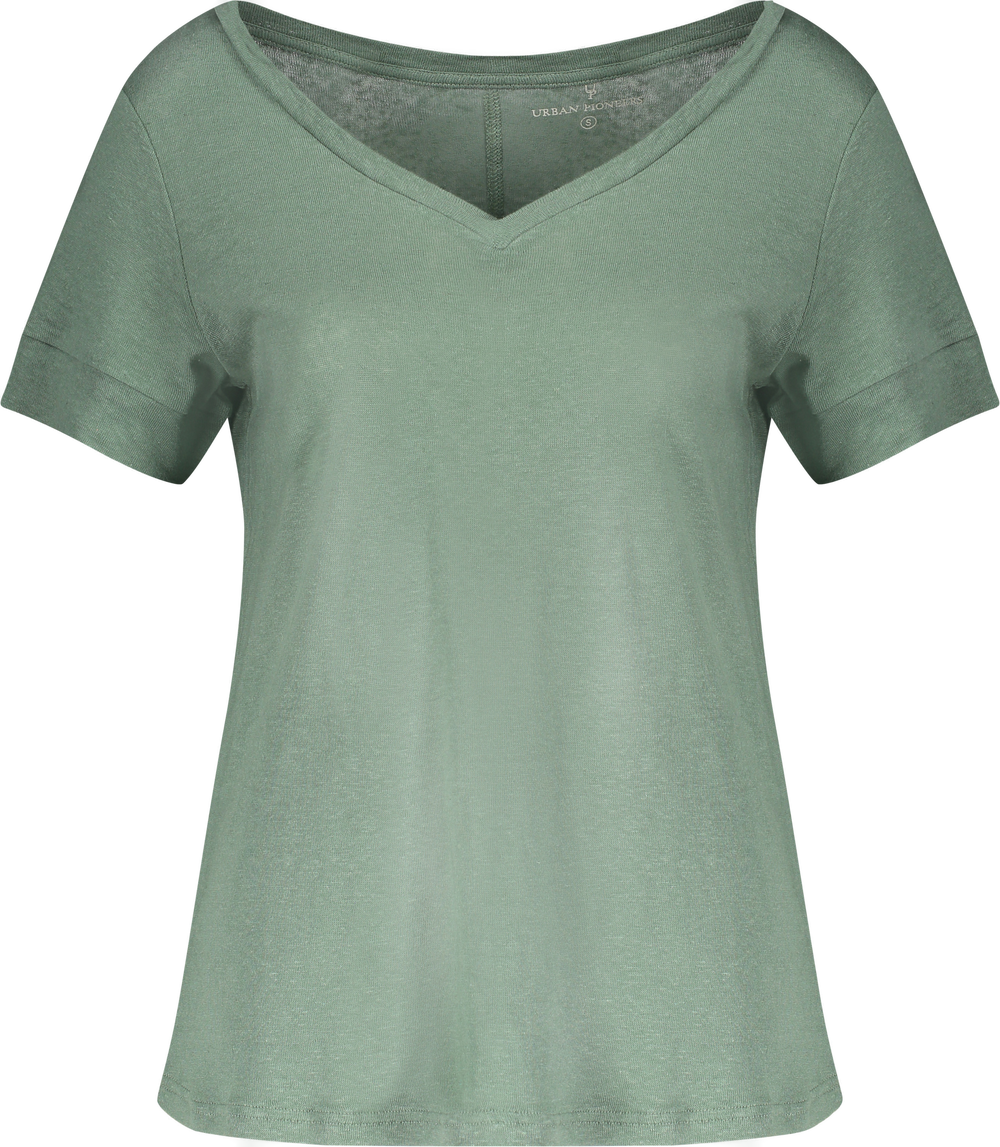 Urban Pioneers Female Lily V-neck T-SHIRT WILLOW