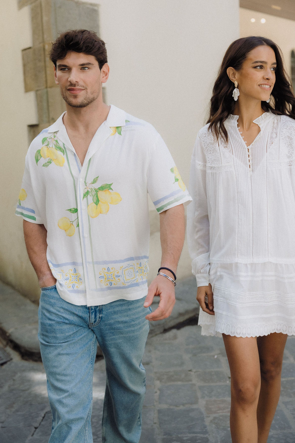 Urban Pioneers Male Limone SS Shirt SS SHIRT LEMONS AOP