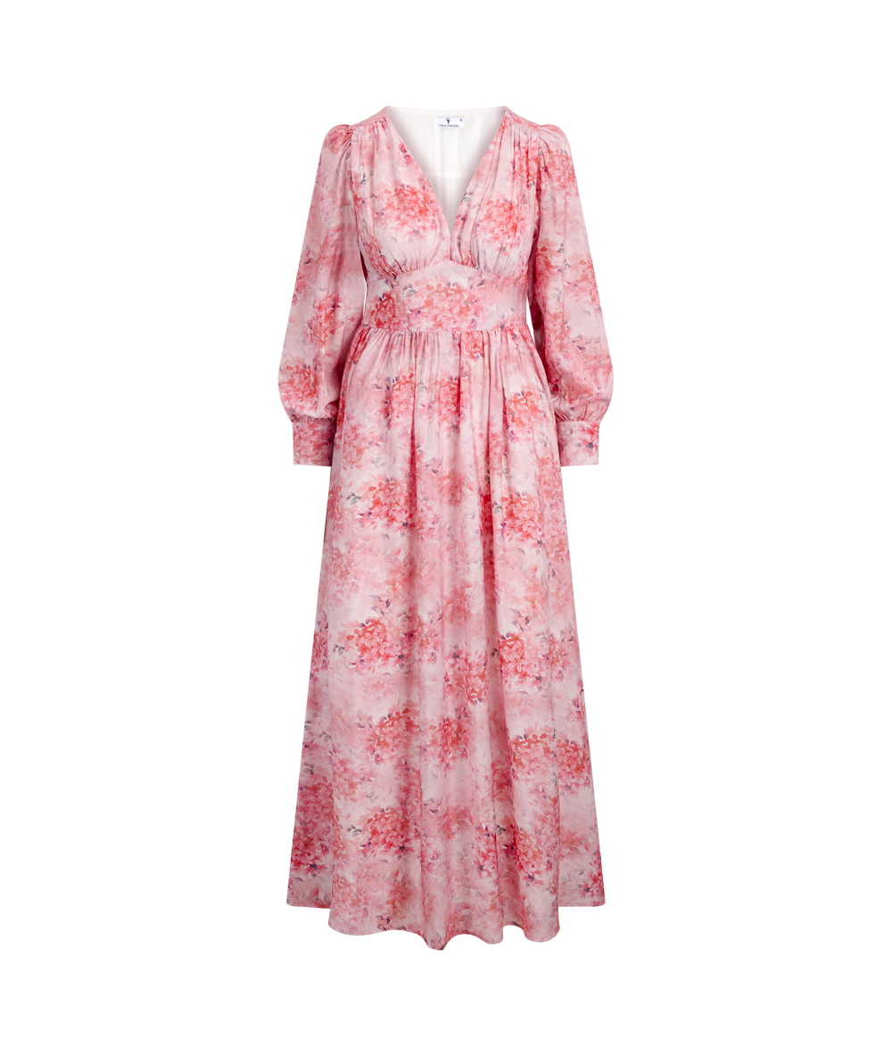 Urban Pioneers Female Livorno Dress DRESS PINK FLOWER AOP