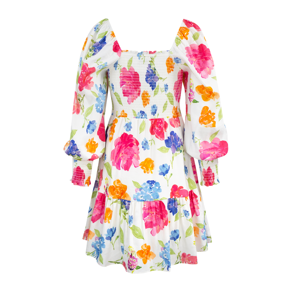 Urban Pioneers Female Lola Dress DRESS WATERCOLOUR BLOSSOM AOP