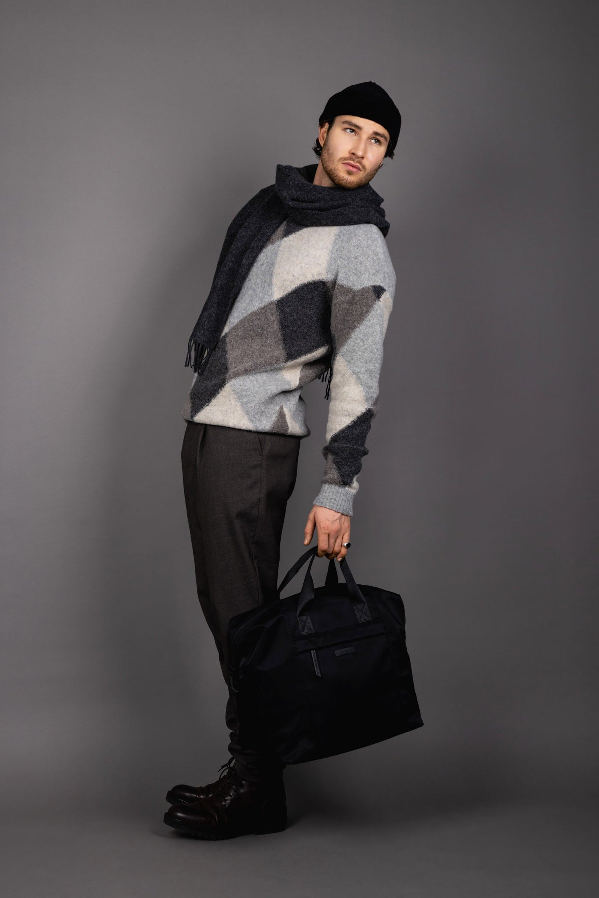 Urban Pioneers Male Lord Sweater SWEATER GREY MULTI