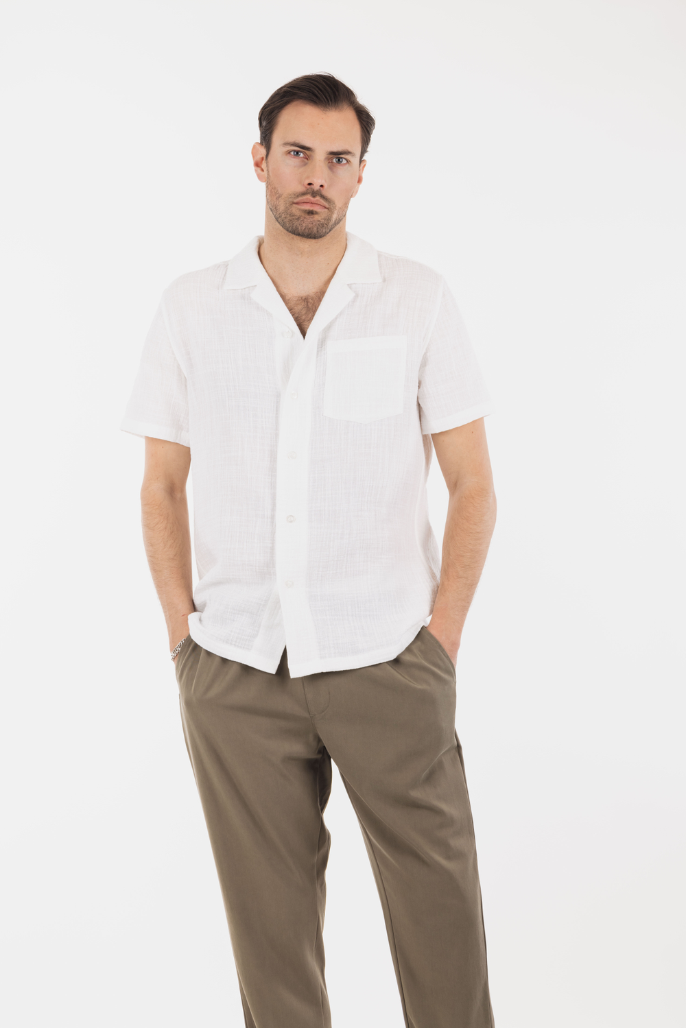 Urban Pioneers Male Loui Shirt SHIRT WHITE