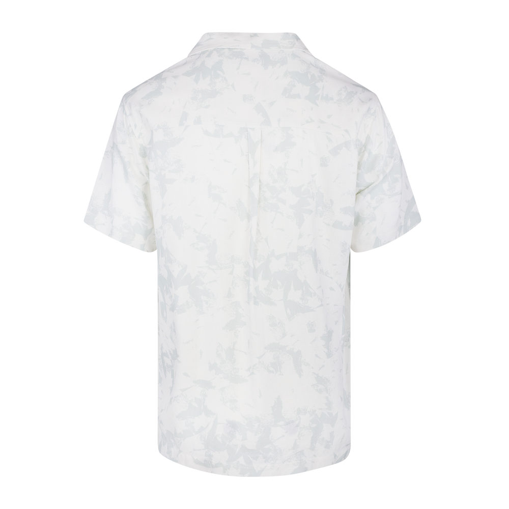 Urban Pioneers Male Luciano SS SHIRT LIGHT GREEN AOP