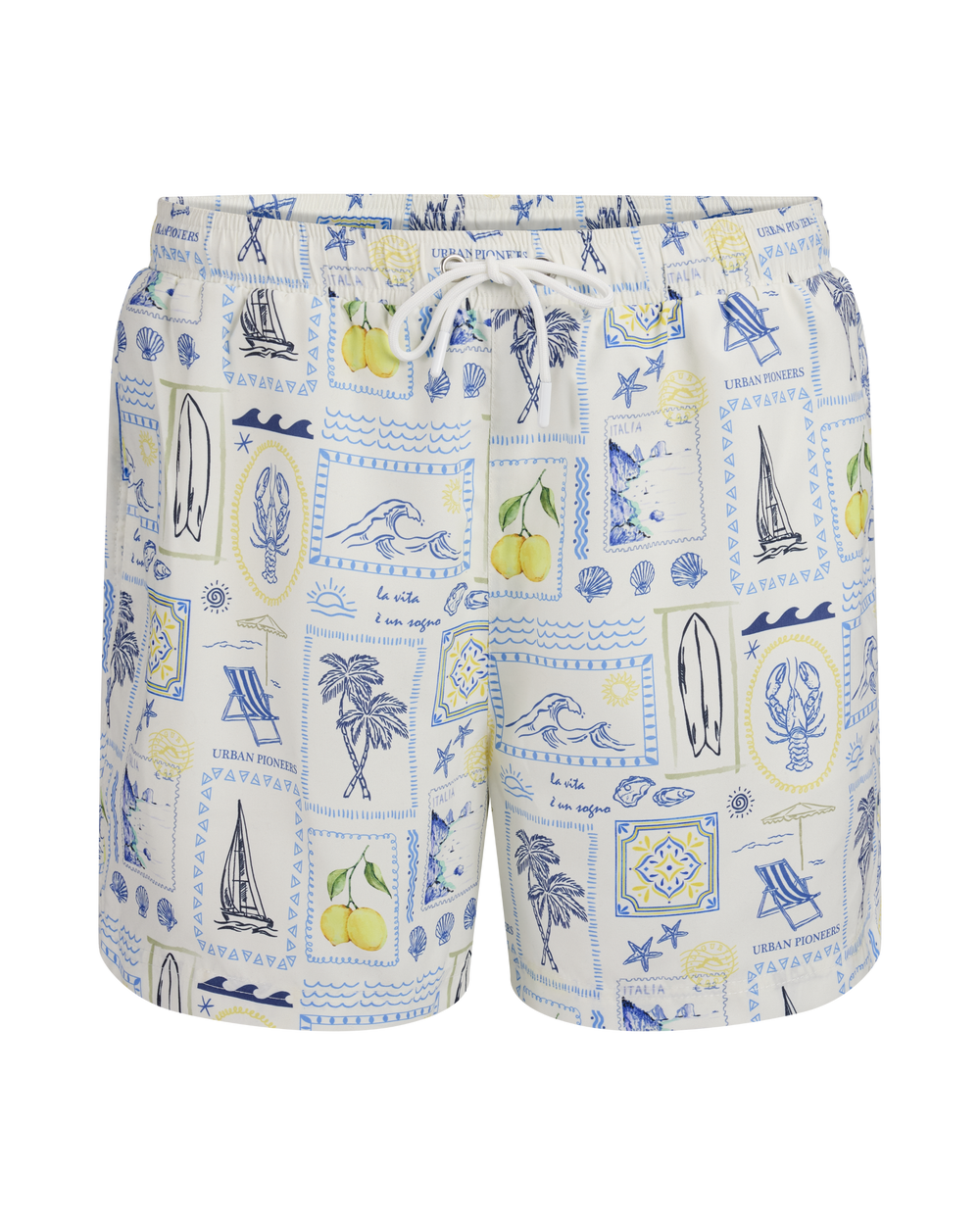 Urban Pioneers Male Luka Shorts SWIMSHORTS VACATION AOP