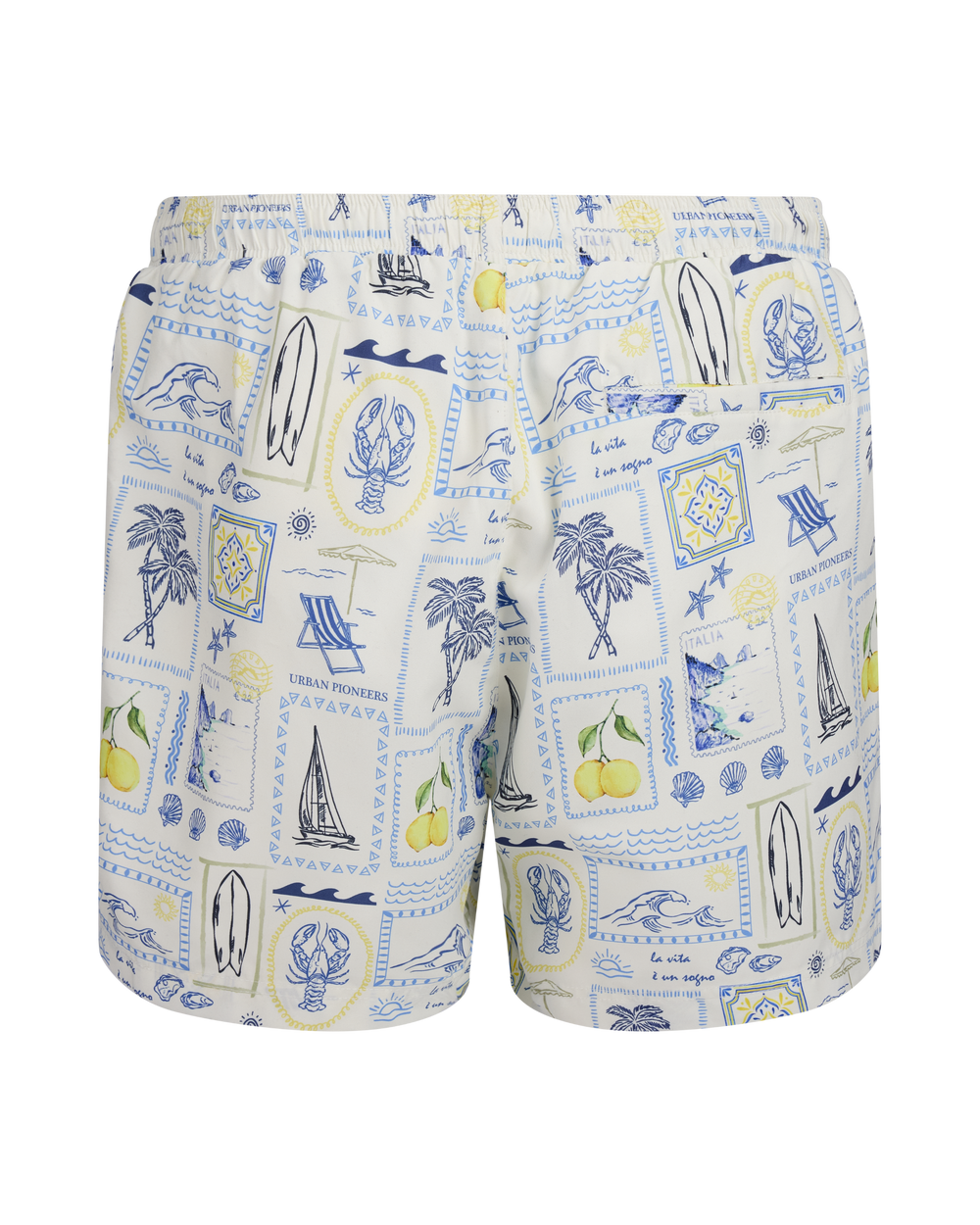 Urban Pioneers Male Luka Shorts SWIMSHORTS VACATION AOP