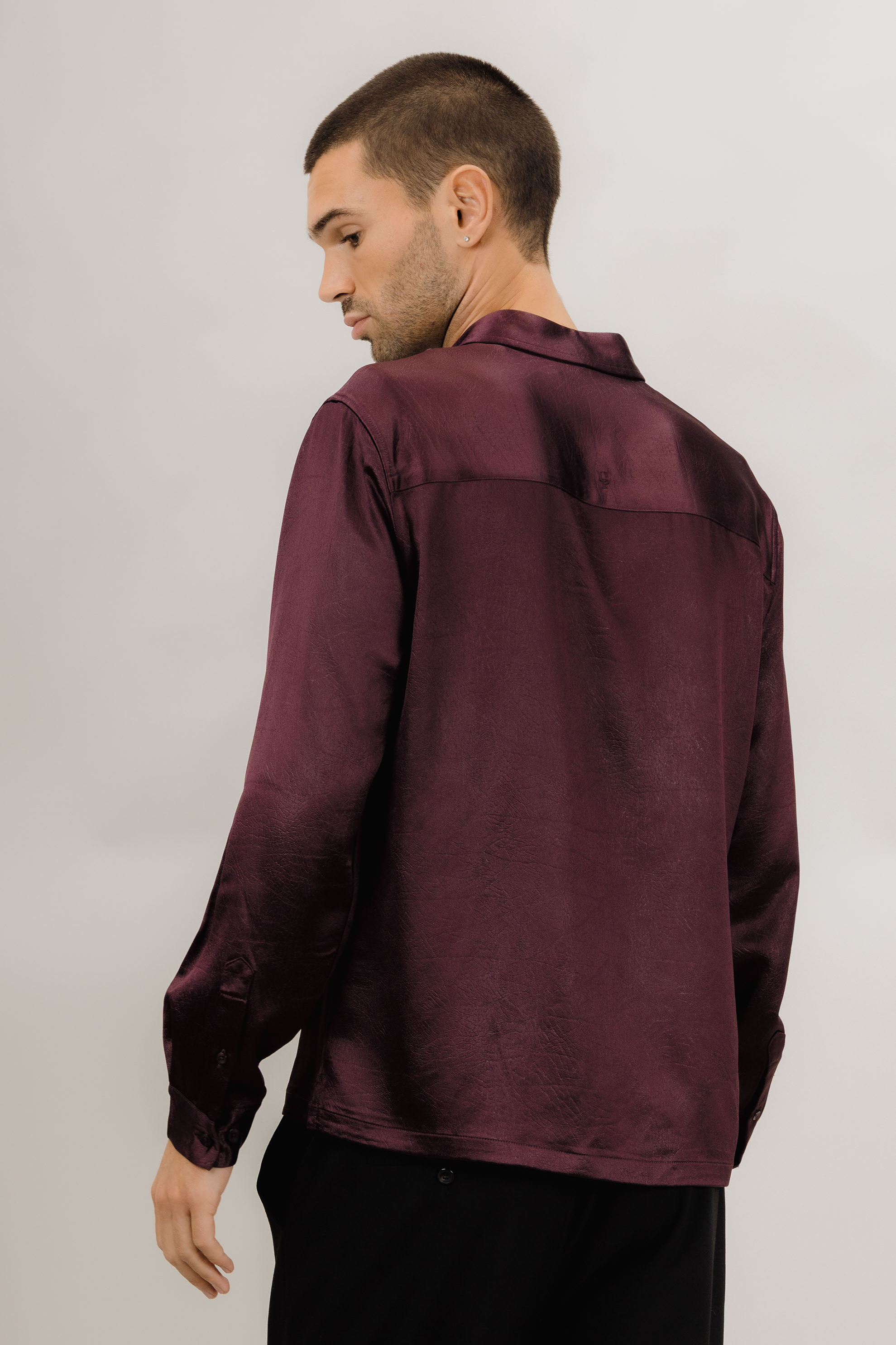 Urban Pioneers Male Lysander LS Shirt SHIRT FUDGE